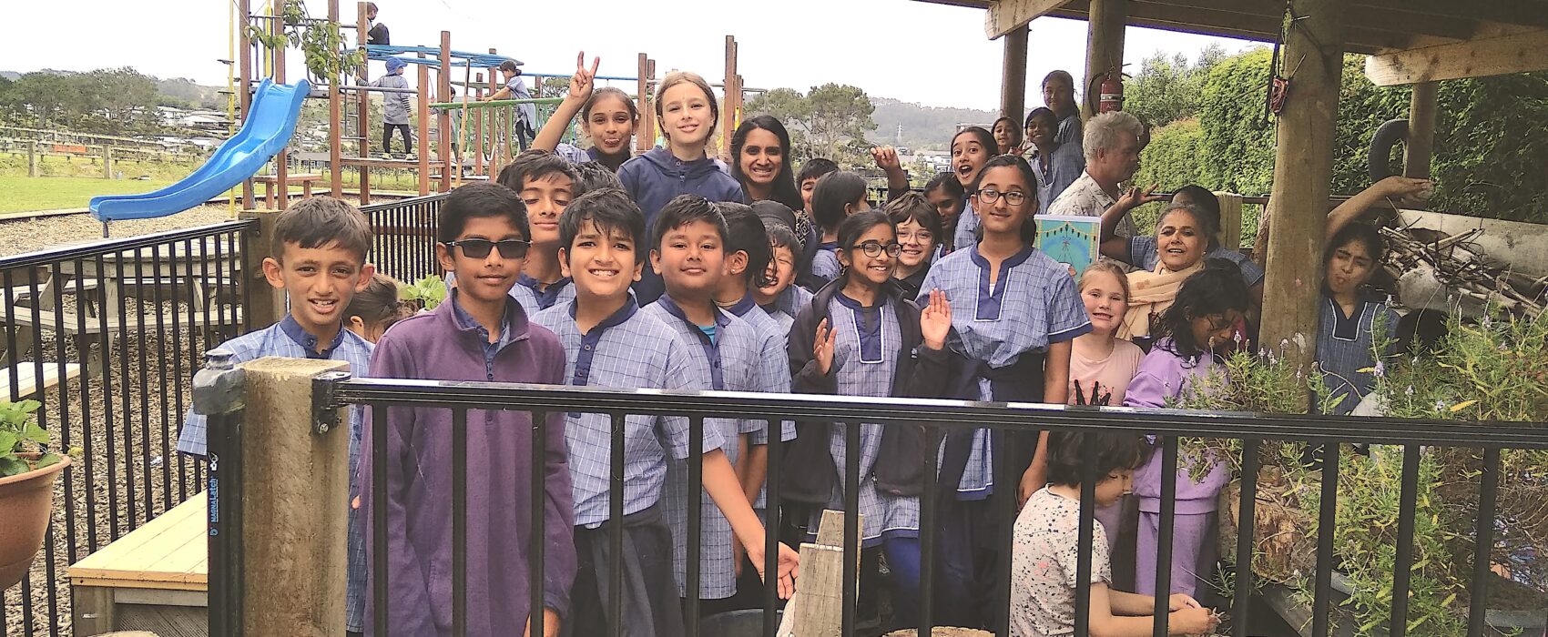 Hare Krishna School students