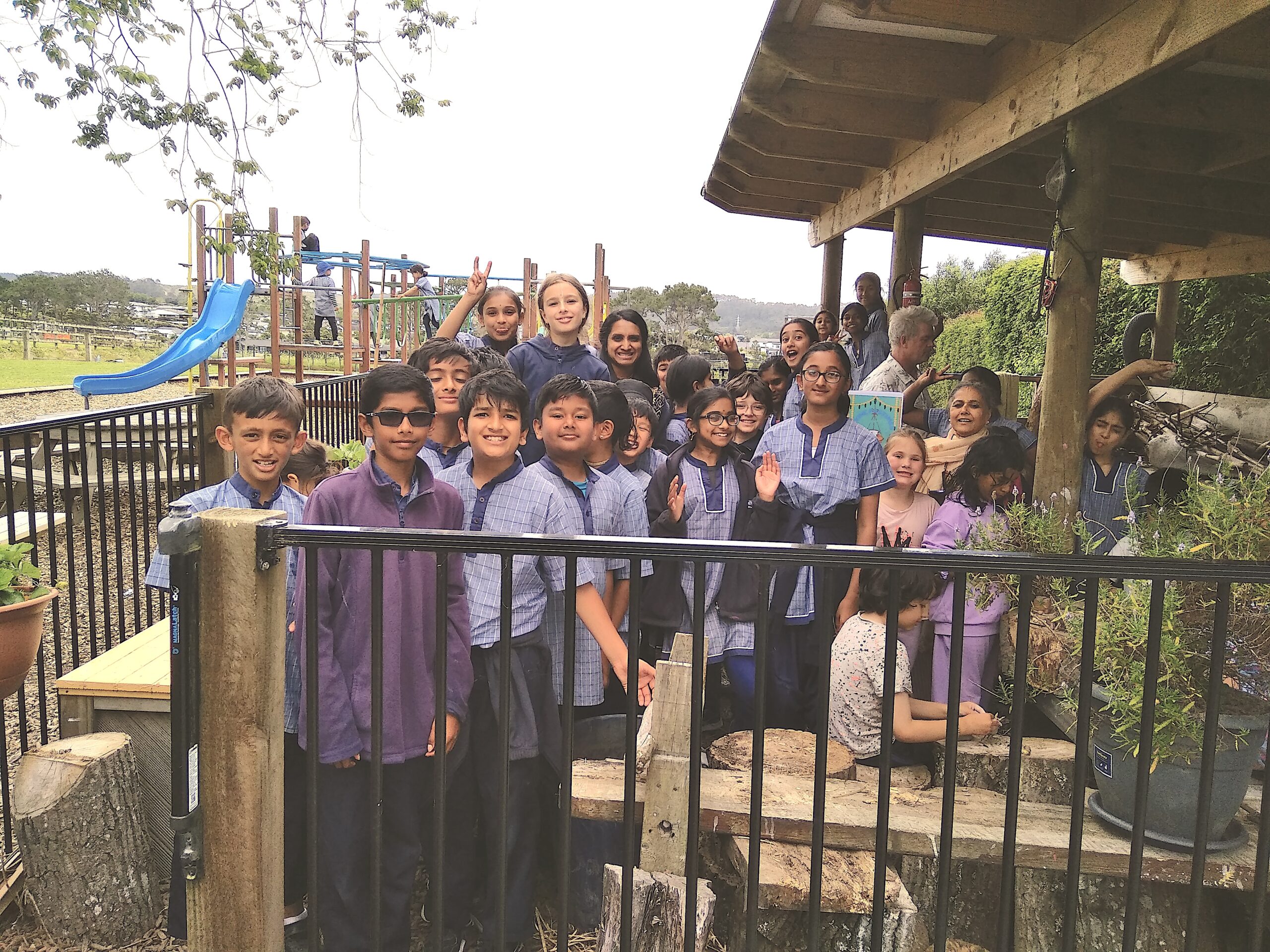 Students at Hare Krishna School